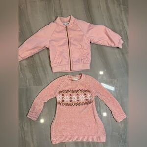 Old Navy Light Pink Kids Puffer Jacket